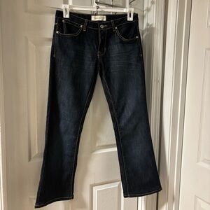 Paper Denim & Cloth Dark Blue Boot Cut Jeans Size 6 Cotton